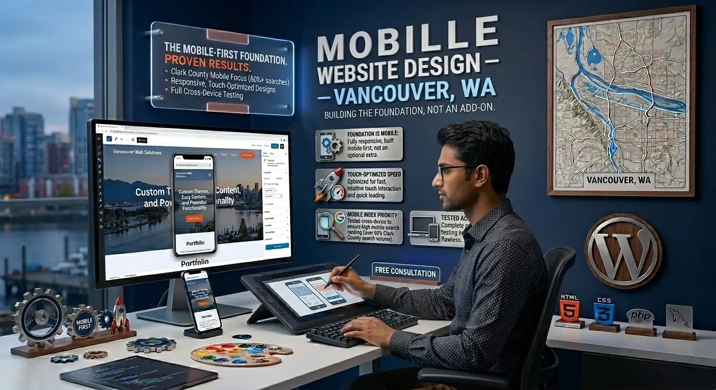 Vancouver Washington Web Design services creating custom responsive websites for businesses