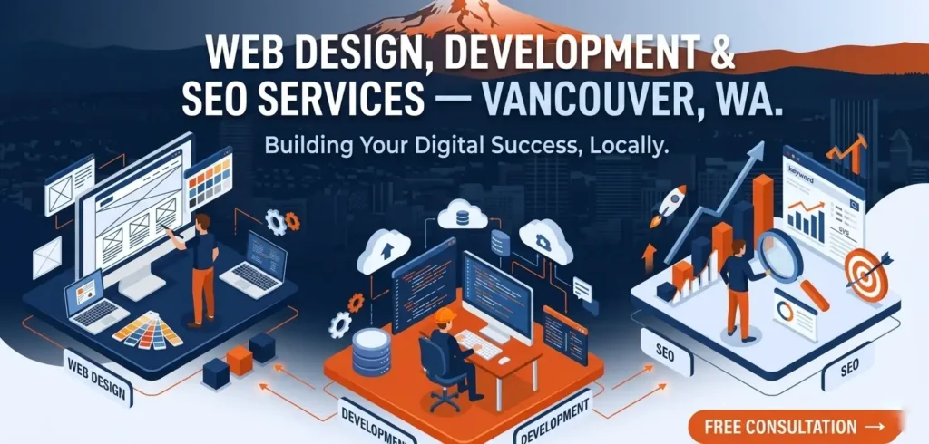Web Design Services in Vancouver WA for Modern Business Websites